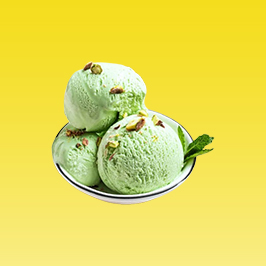 vegan ice cream with three scoop